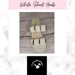 White Short Heels👠